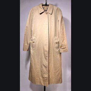 BURBERRY Vintage Beige Nova Check Trench Coat with Plaid Lining  Woman US4 UK8